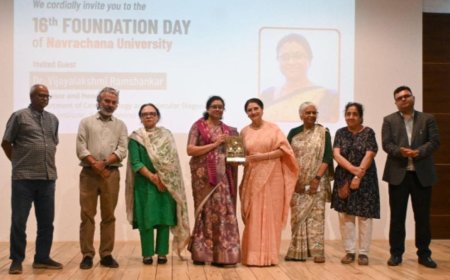 Navrachana University Vadodara (NUV) Celebrates 16 Years of Excellence with Inspiring Foundation Day Event