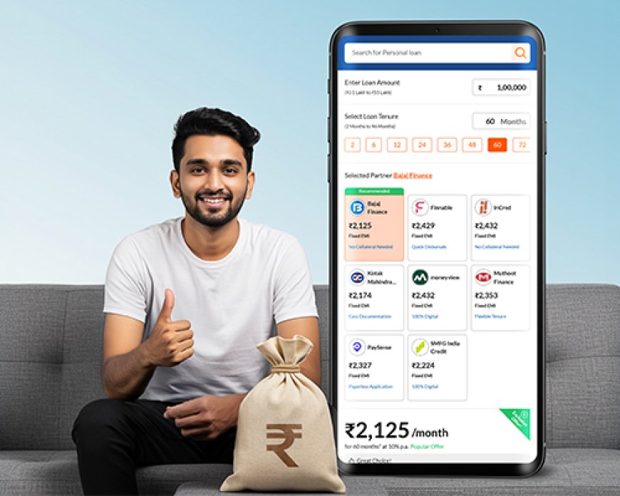 Compare and Get Personal Loans Easily through Bajaj Markets