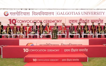 Galgotias University Holds 10th Convocation Ceremony; Leaders Emphasise Resilience, Discipline, and Lifelong Learning