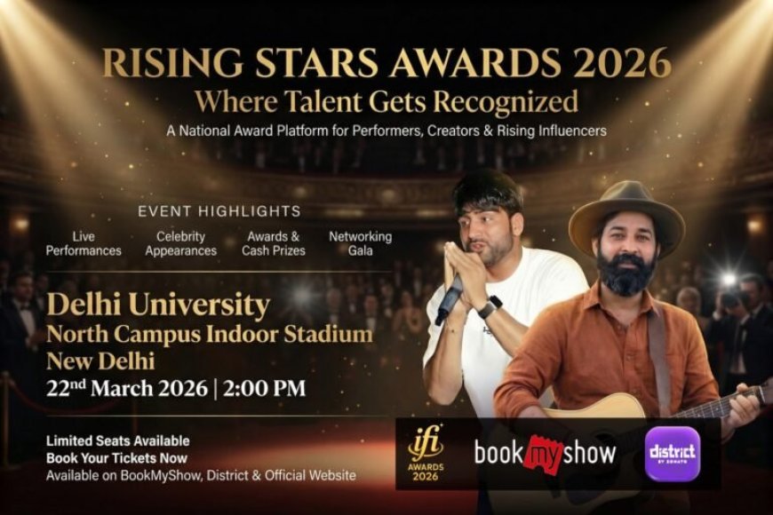 IFI Awards 2026 Announces Rising Star Kids and Adult Categories, Expands National Platform for Performers and Creators