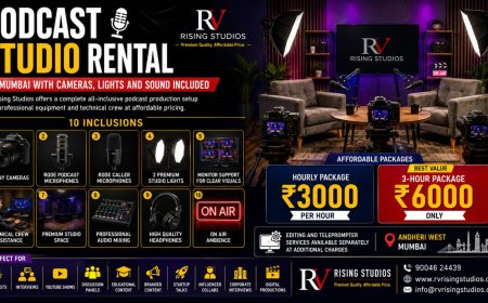 Affordable Sony Camera Podcast Studio in Mumbai for Creators