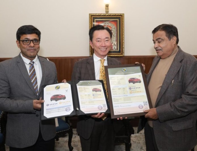 Vinfast VF 6 and VF 7 Achieve 5-Star Safety Certification from India’s Bharat NCAP